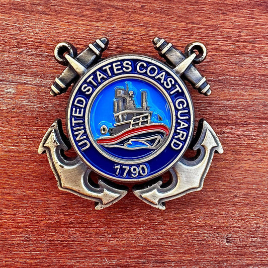US Coast Guard Veteran Pin