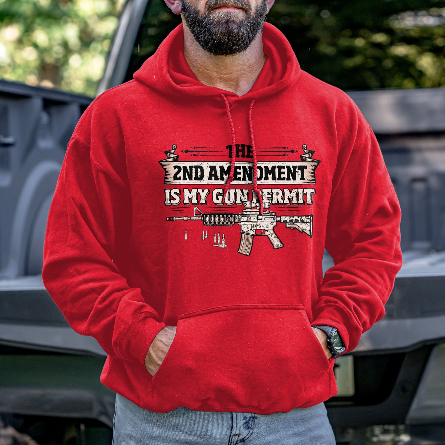 2nd Amendment is my Permit Hoodie
