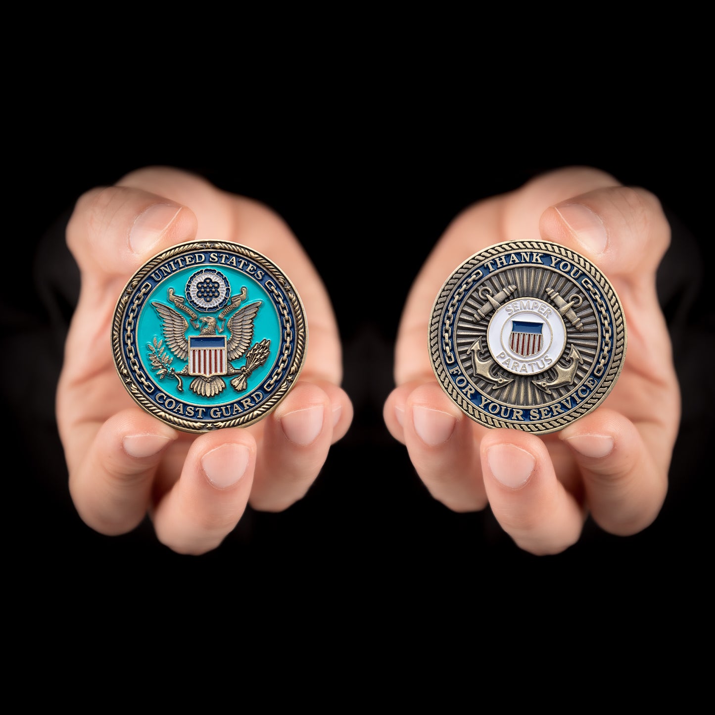 Coast Guard - Thank You For Your Service Coin