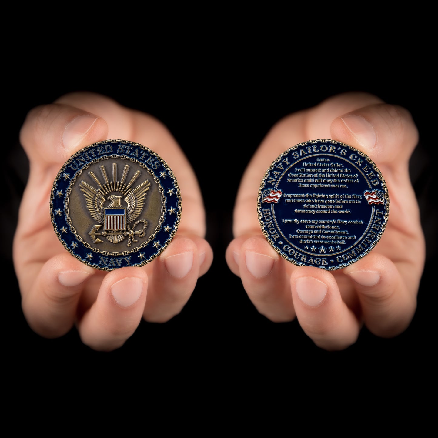 US Navy Sailor’s Creed Coin