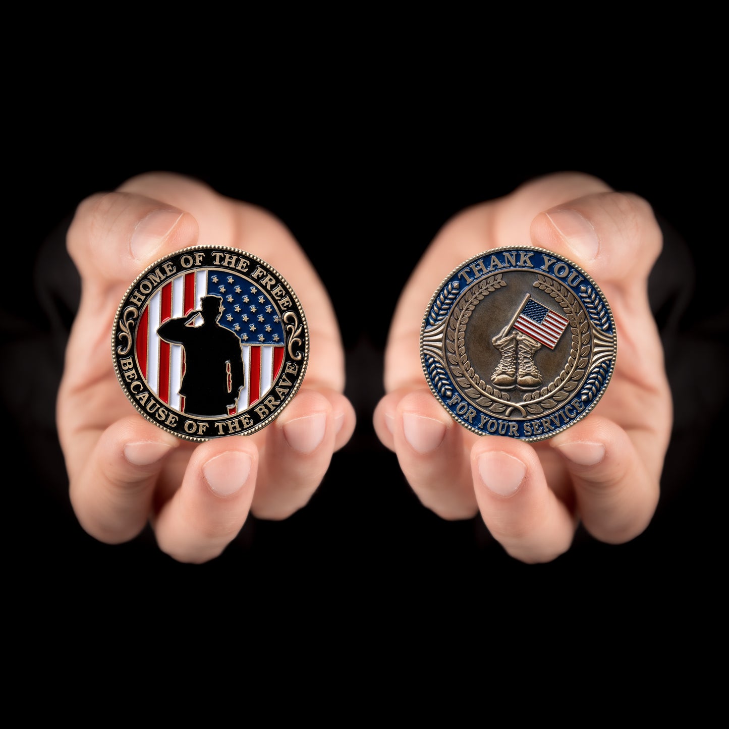 Thank you for your service coin