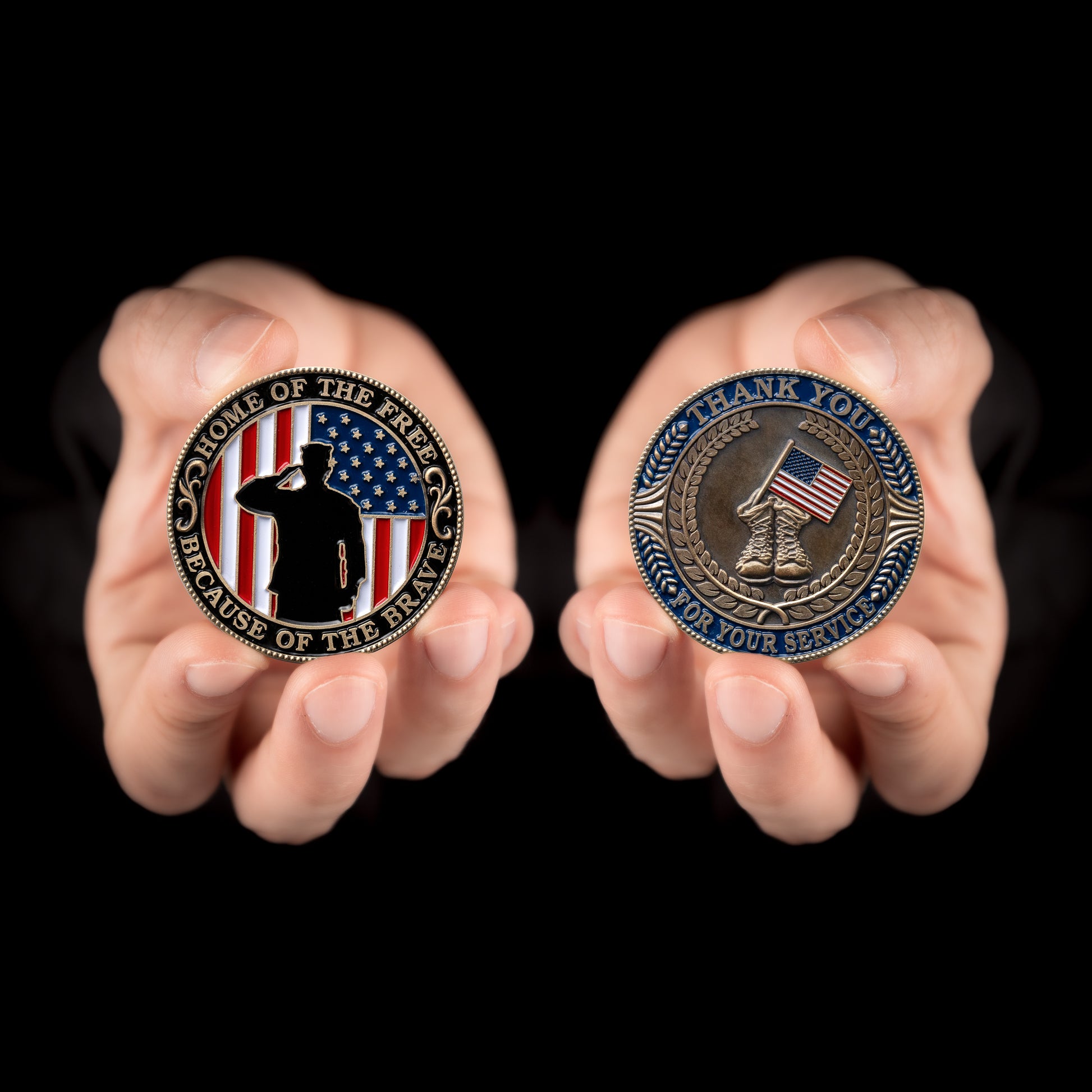 Thank you for your service coin