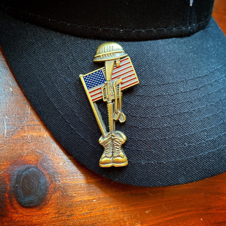 Fallen Soldier USA Memorial Pin