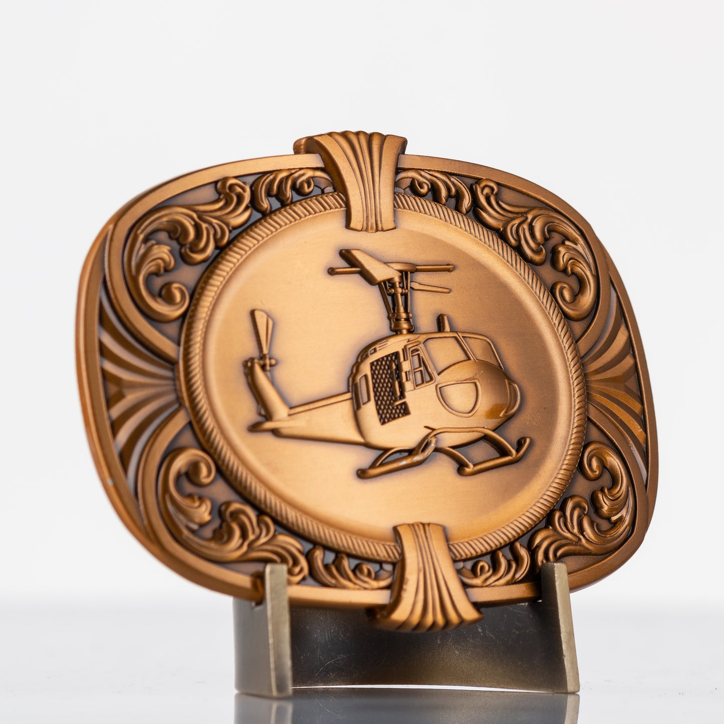 Huey Helicopter Belt Buckle