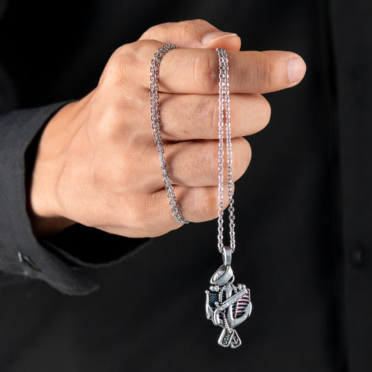 US Navy Veteran Necklace