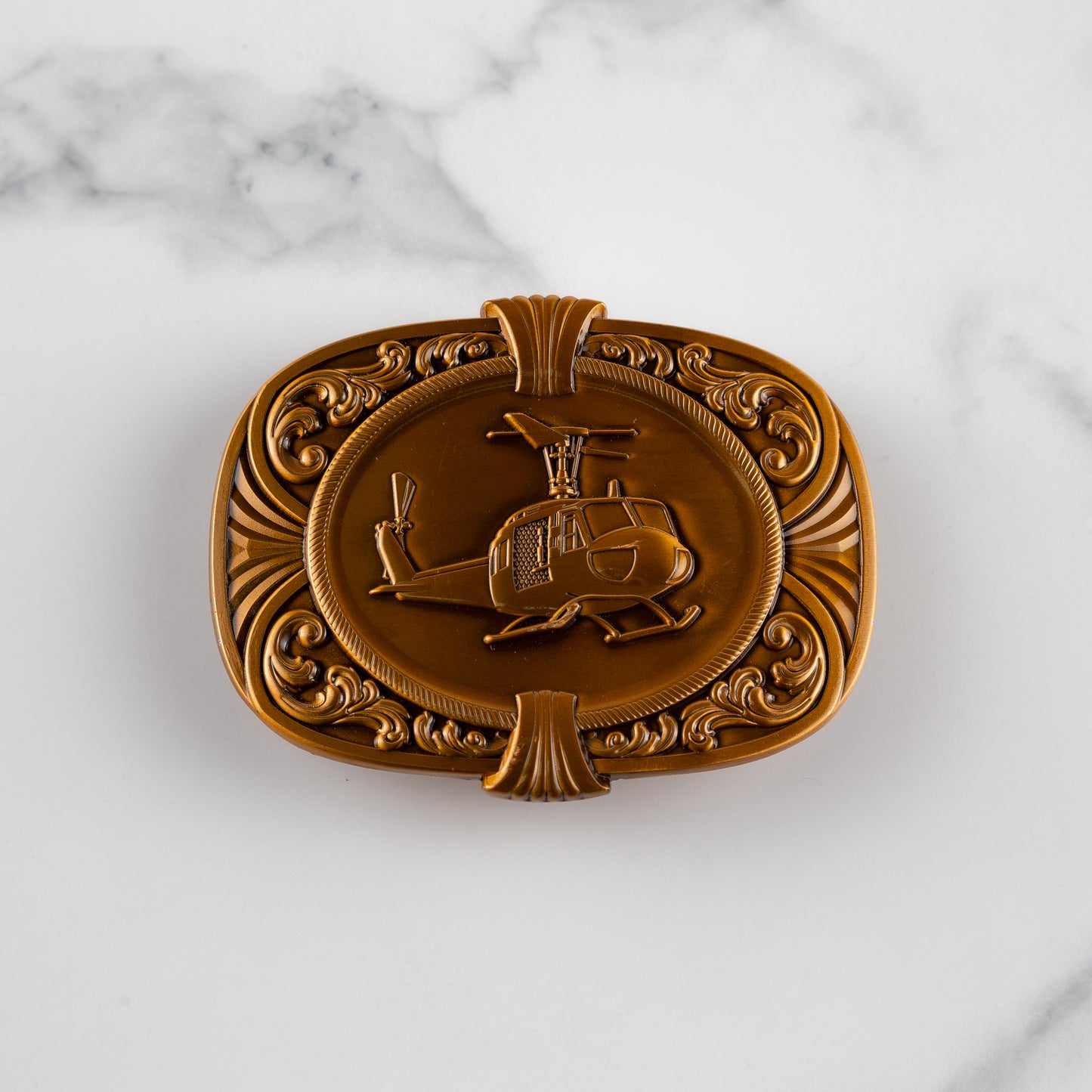Huey Helicopter Belt Buckle