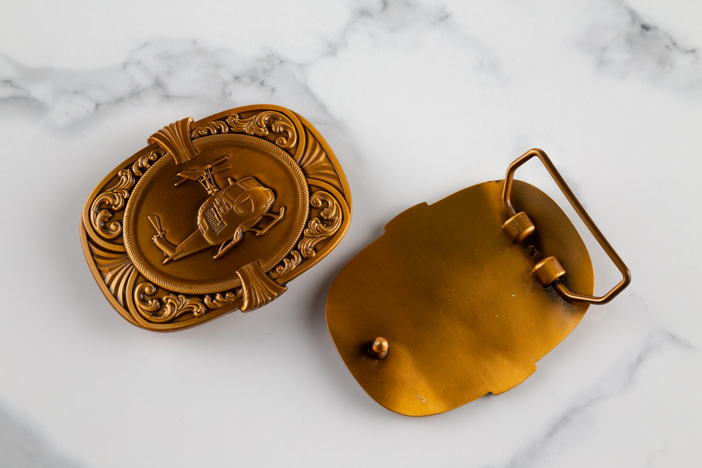Huey Helicopter Belt Buckle
