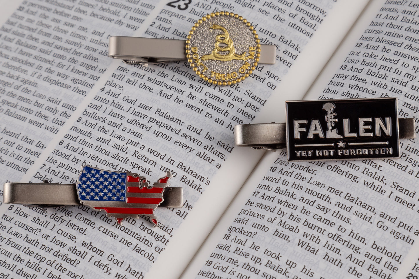 Fallen Yet Not Forgotten Tie Clip