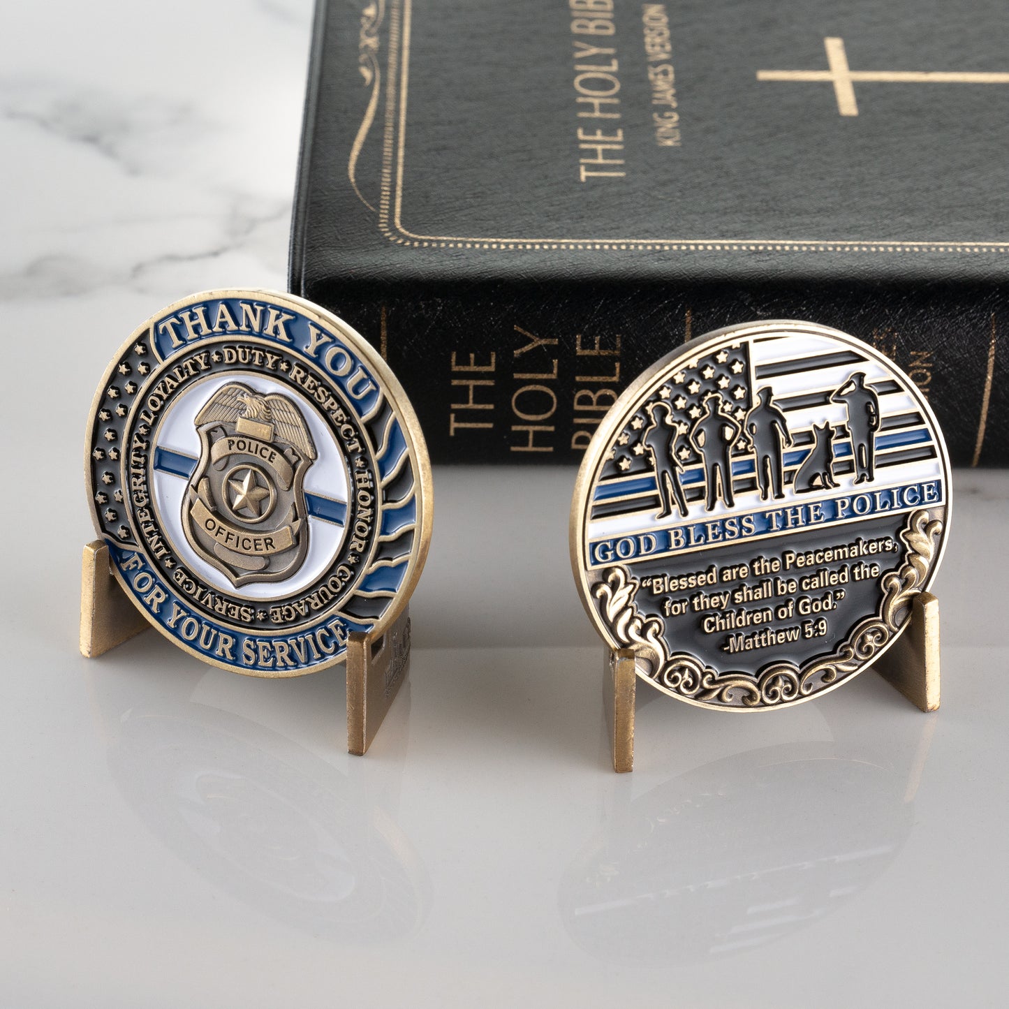 Police - Thank You For Your Service Coin