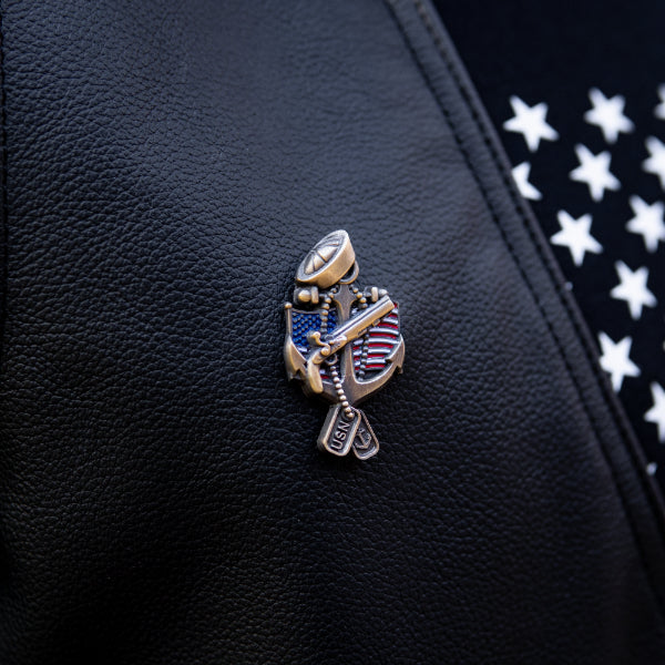 US Navy Veteran Pin