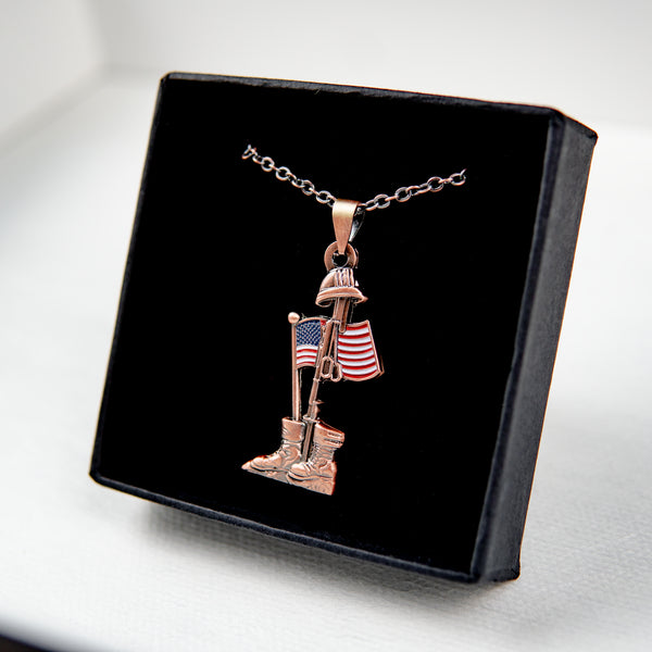 Fallen Soldier Commemorative Necklace