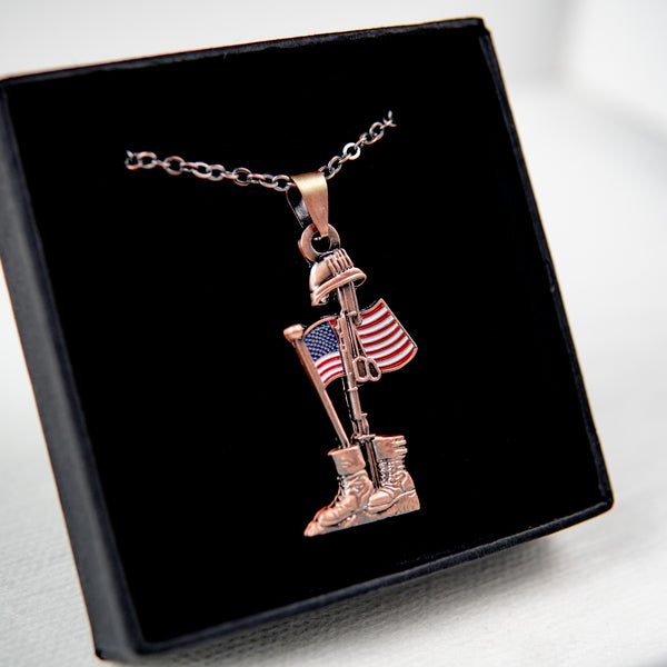 Fallen Soldier Commemorative Necklace