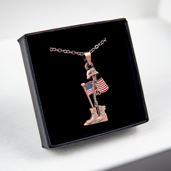 Fallen Soldier Commemorative Necklace