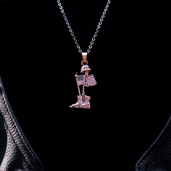 Fallen Soldier Commemorative Necklace