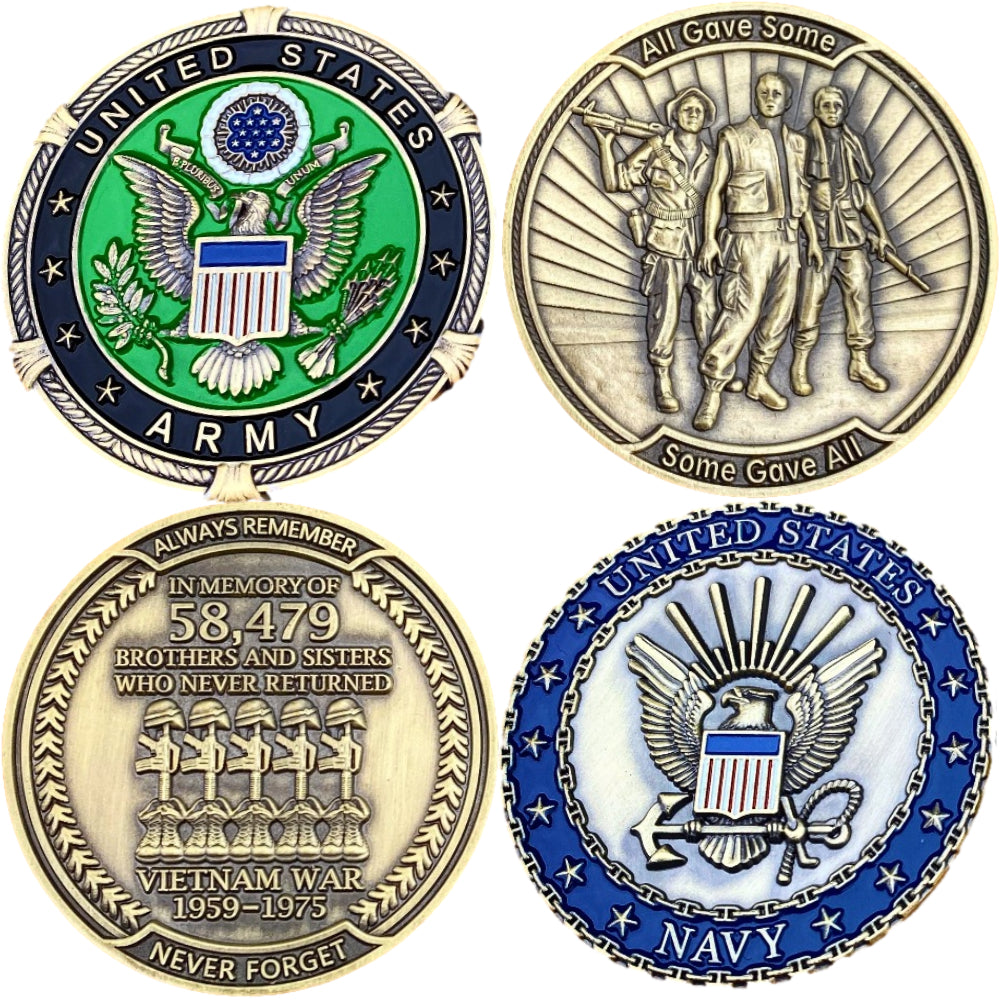Unique Military Challenge Coins Collection | Fallen Yet Not Forgotten ...