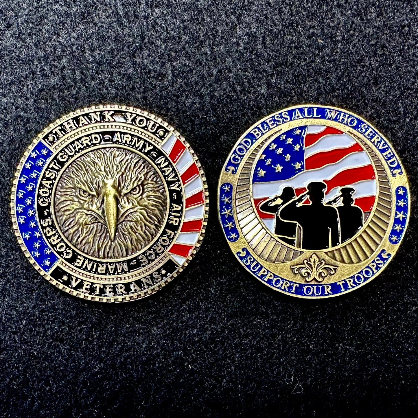 Thank You Veterans Coin