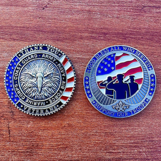 Thank You Veterans Coin