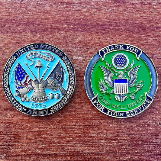 Army - Thank You For Your Service Coin