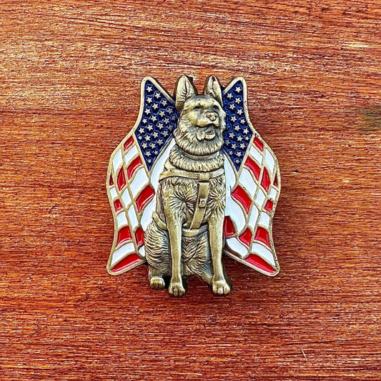 K-9 Veteran Pin