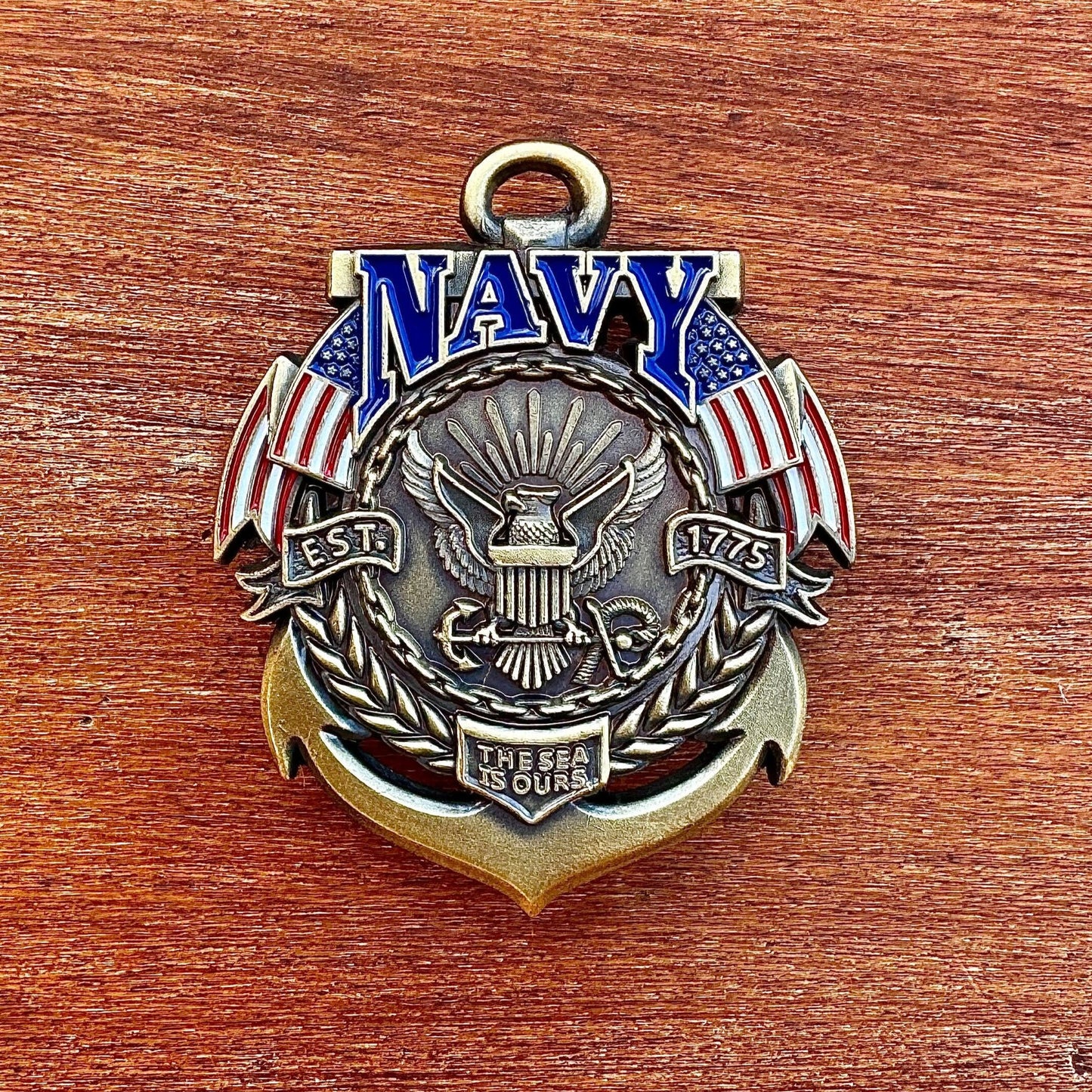 US Navy Veteran's Day Pin