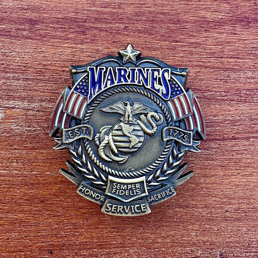 US Marines Veteran's Day Pin