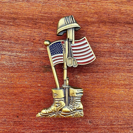 75th D-Day Lapel Pin -The Fallen Soldier