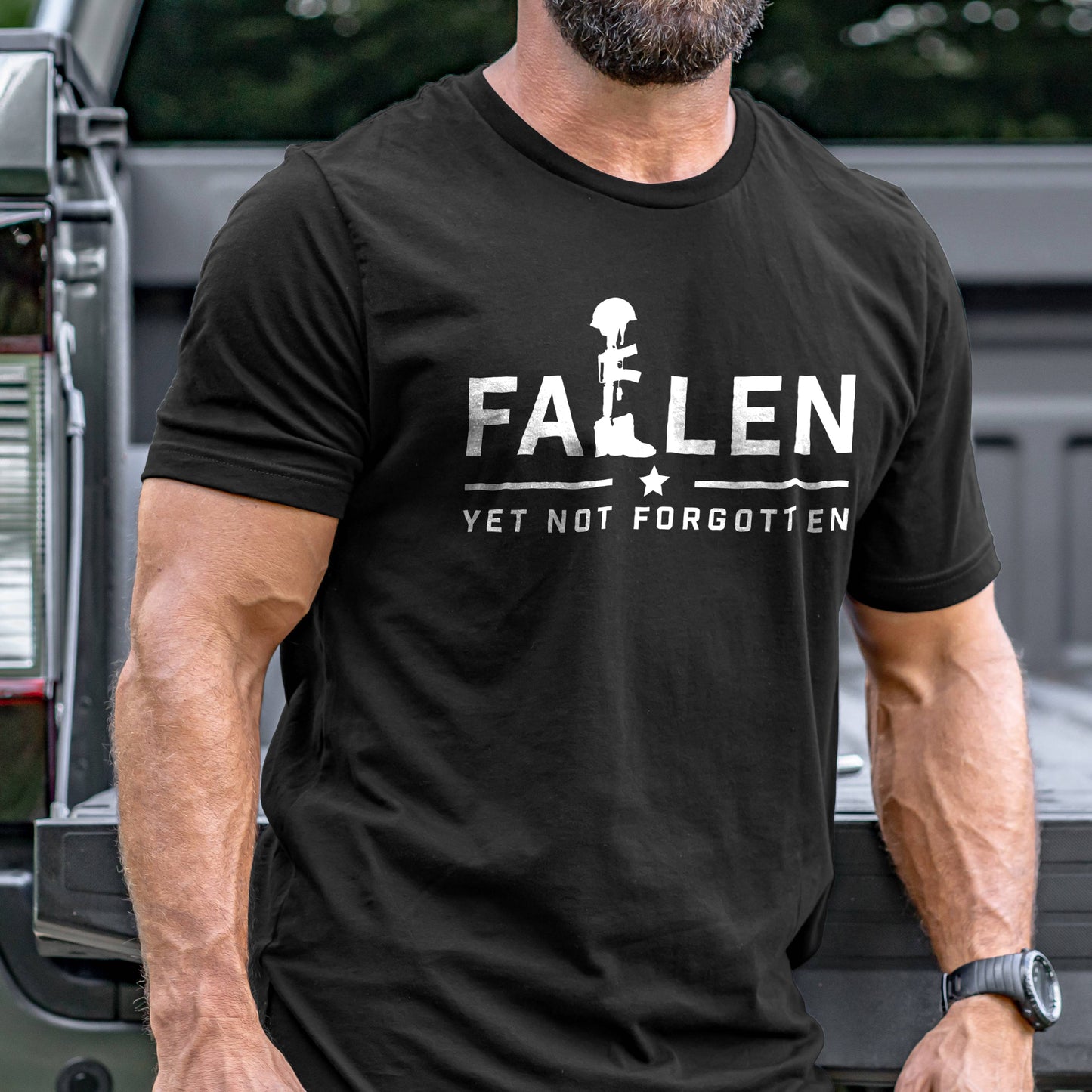 Fallen Yet Not Forgotten Logo T-Shirt