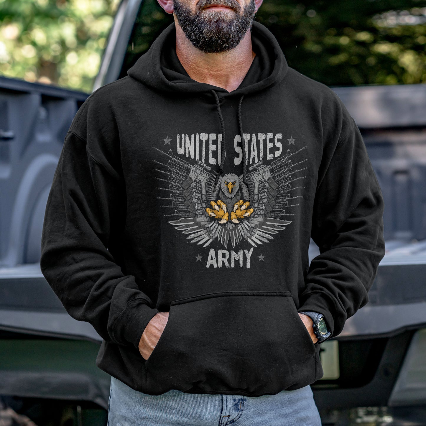United States Army Hoodie Fallenyetnotforgotten