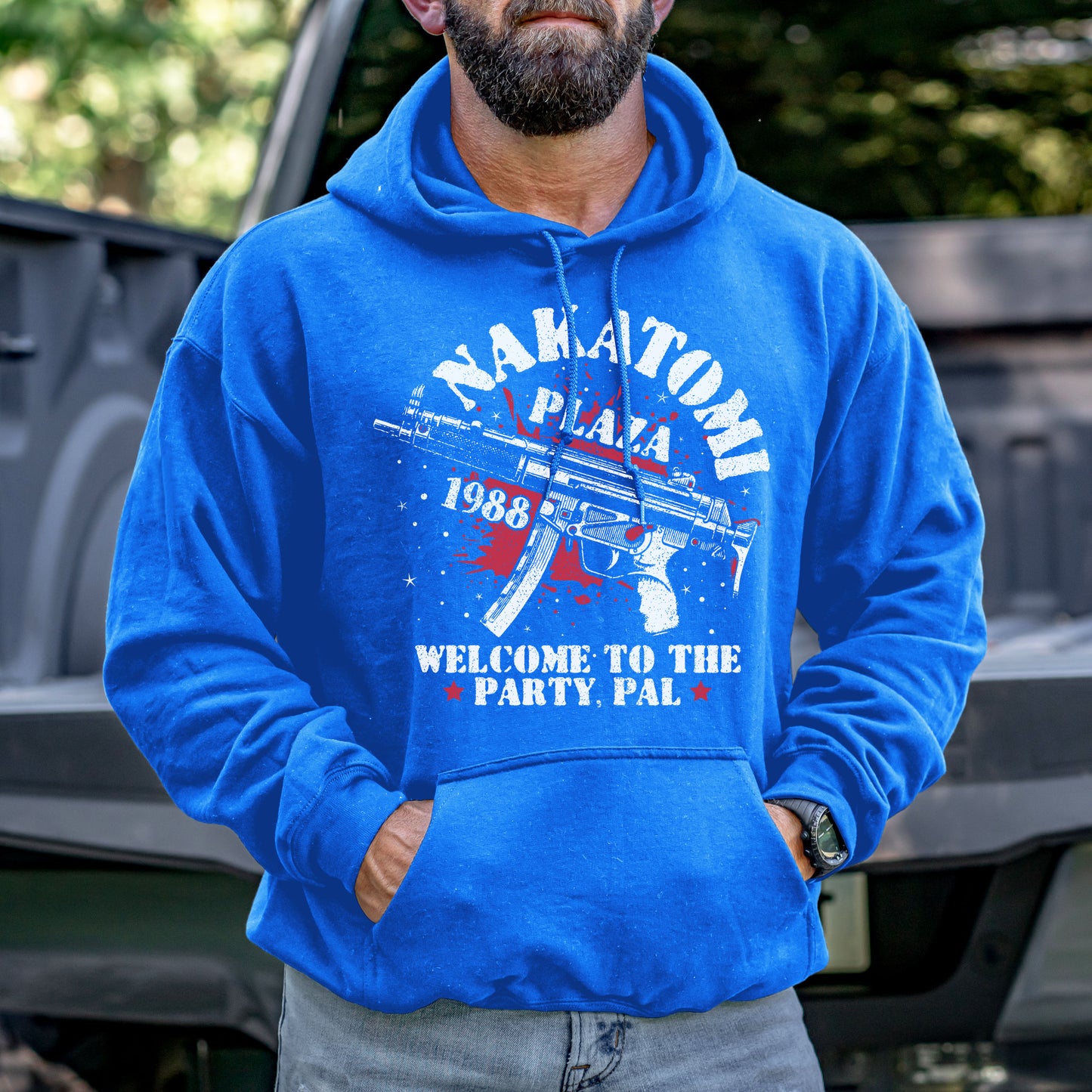 Nakatomi Plaza Welcome to the Party, Pal Hoodie