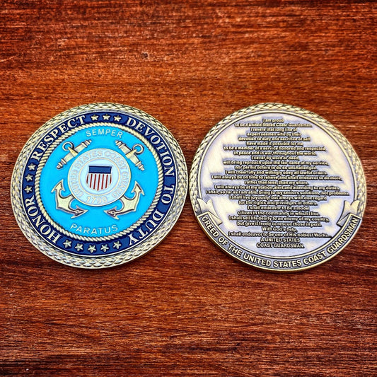 US Coast Guardsman Creed Coin