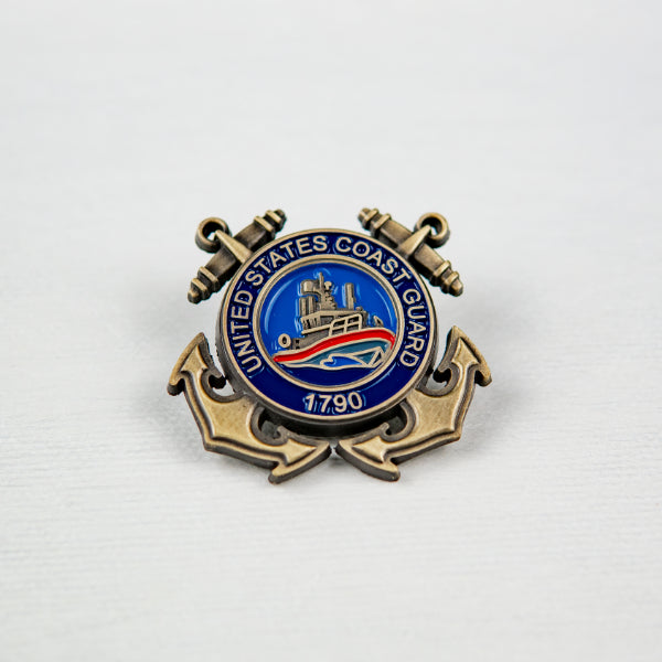 US Coast Guard Veteran Pin