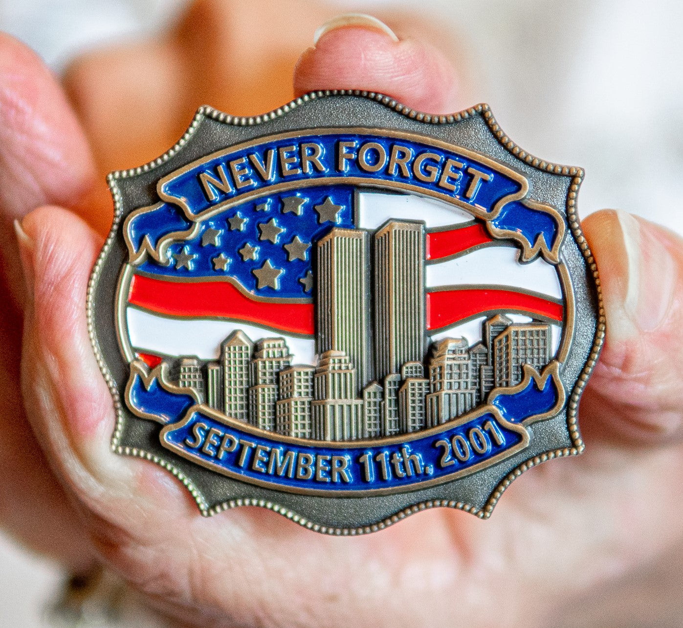 9/11 Never Forget™ Commemorative Lapel Pin