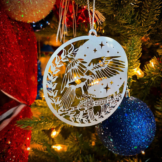 #4 Military & Patriotic Christmas Ornaments 6pc Bundle