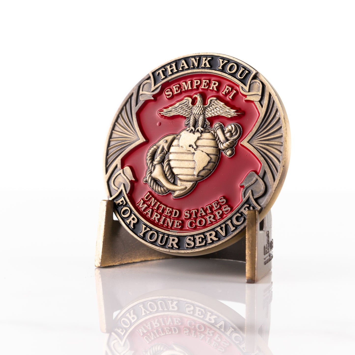 US Marine - Thank You For Your Service Coin