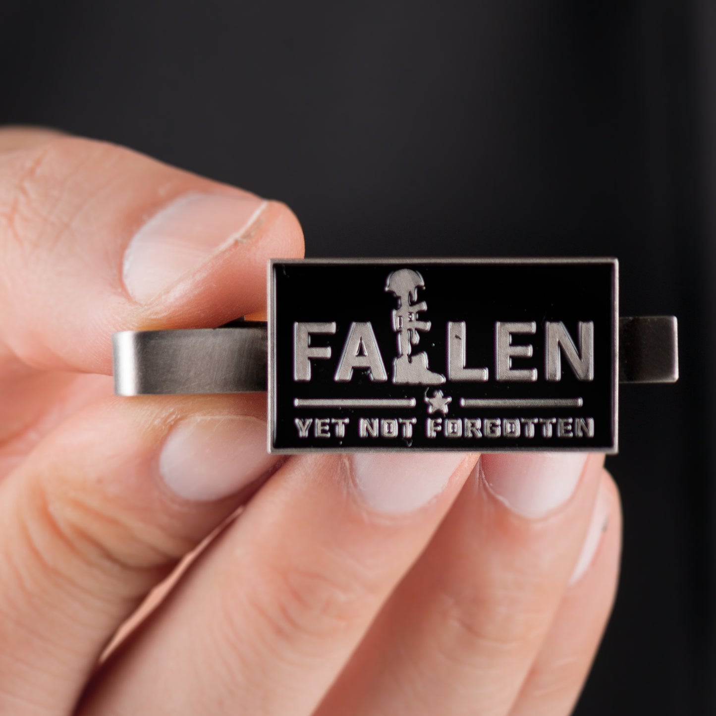 Fallen Yet Not Forgotten Tie Clip