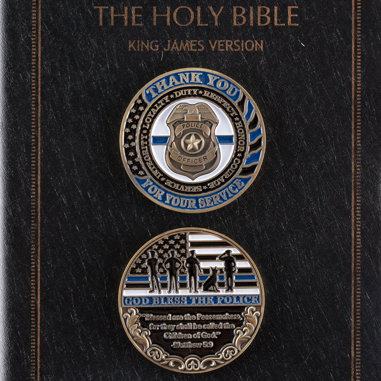 Police - Thank You For Your Service Coin