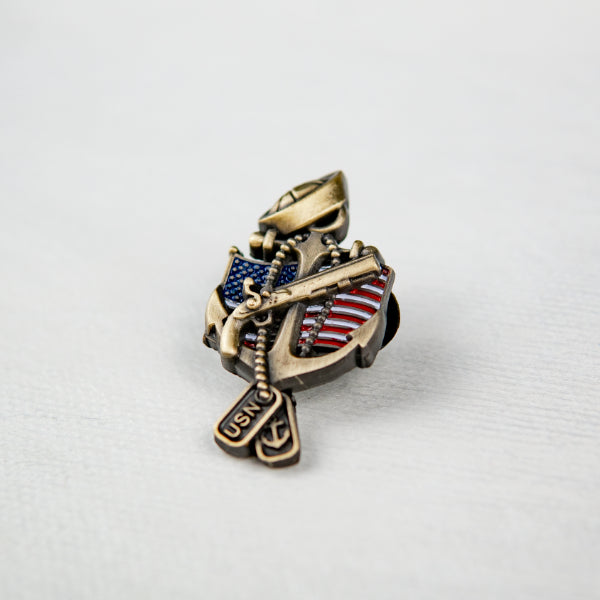 US Navy Veteran Pin