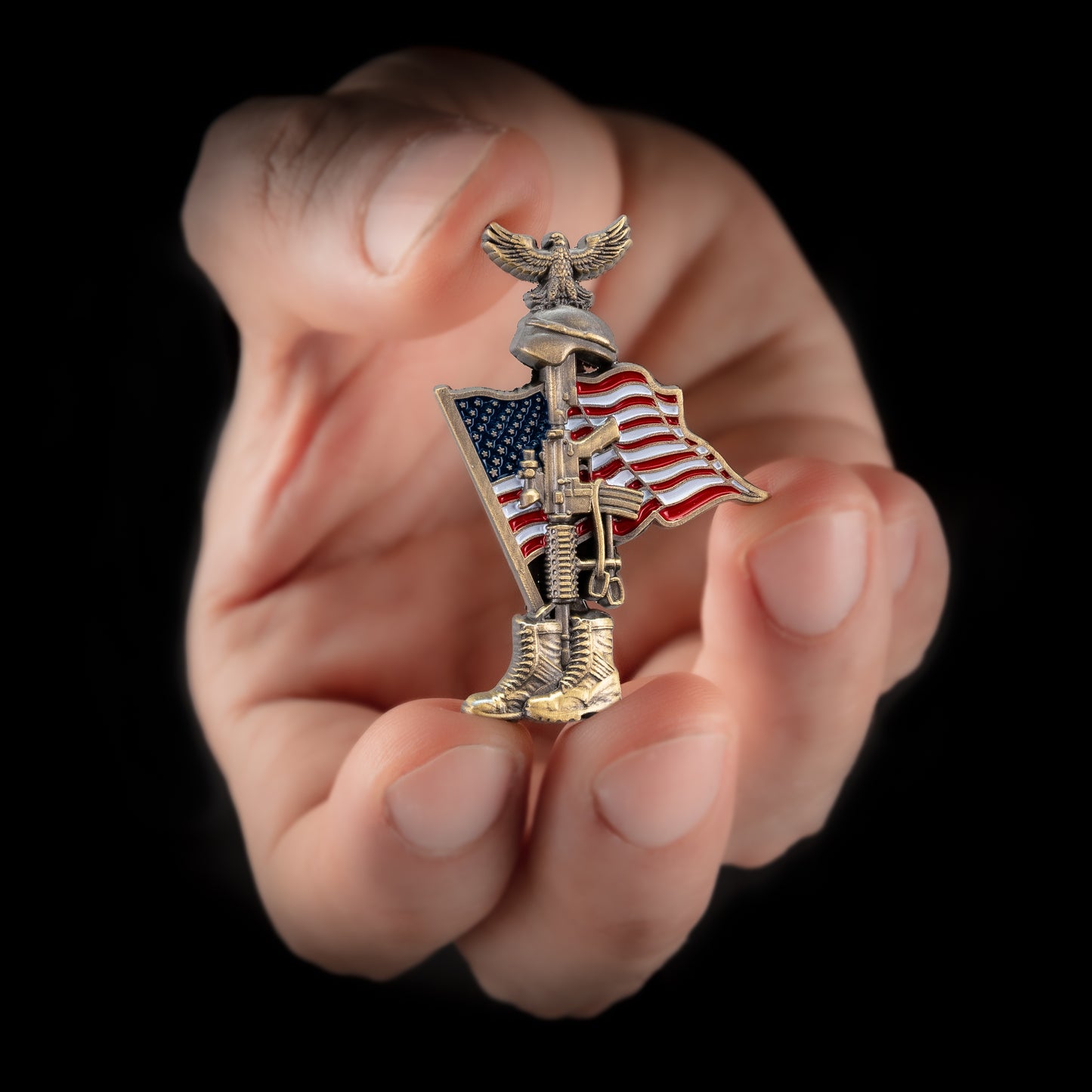 Fallen Soldier Freedom Pin