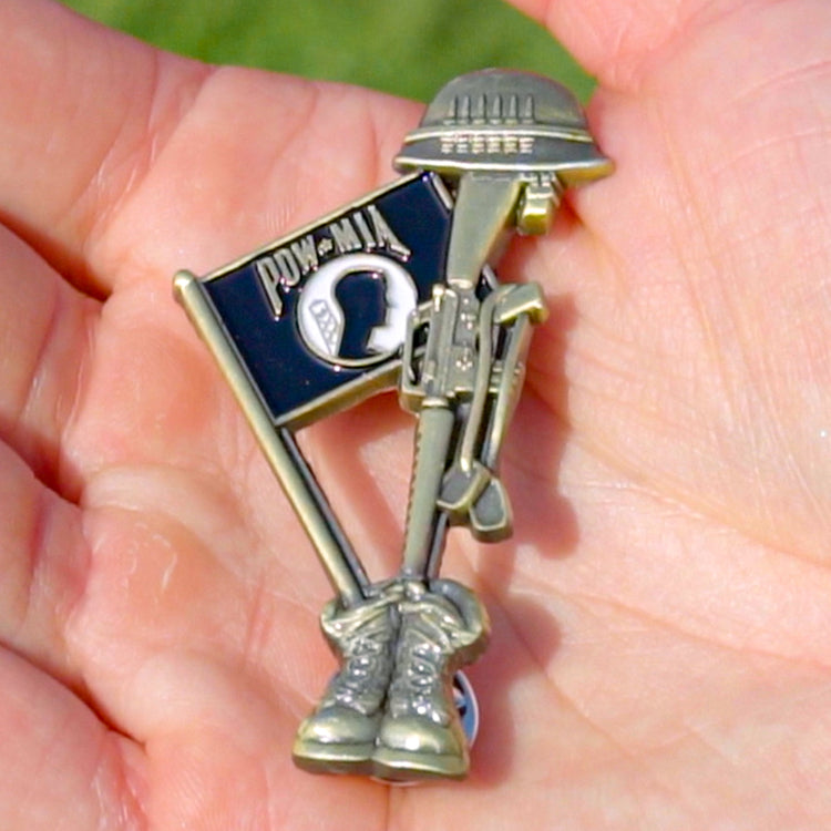 Fallen Soldier POW Memorial Pin