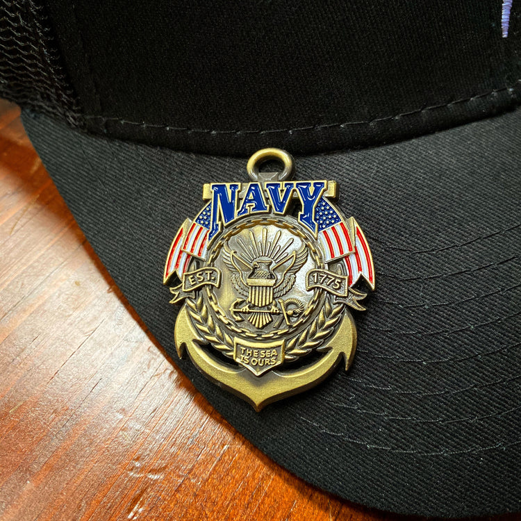 US Navy Veteran's Day Pin