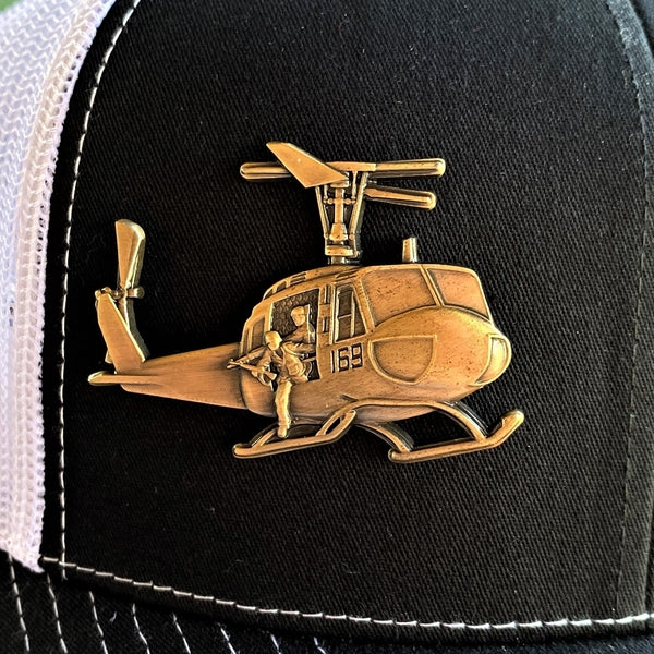 Huey Helicopter Pin