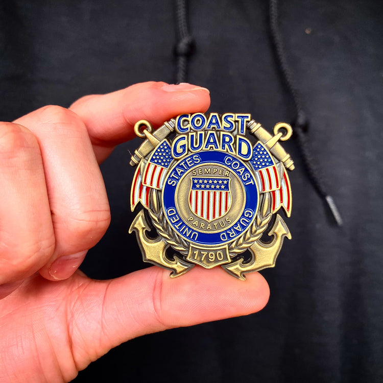 US Coast Guard Veteran's Day Pin