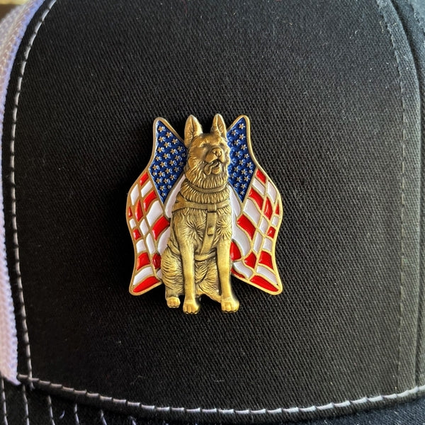 K-9 Veteran Pin